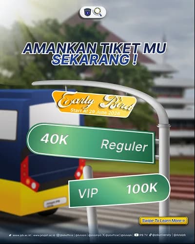 Jelajah IPB 2026: Tickets